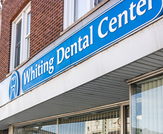 Outside view of Whiting dental office building