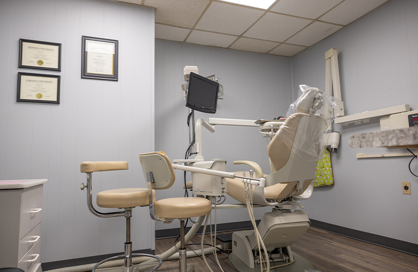 Dental exam room